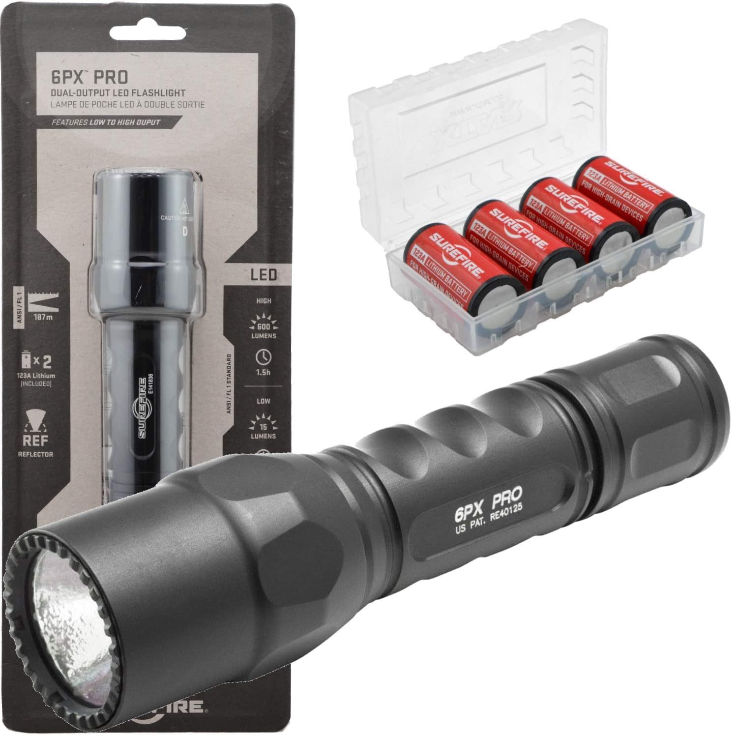 Amazon.com: SureFire 6PX Pro 600 Lumen Tactical EDC Flashlight